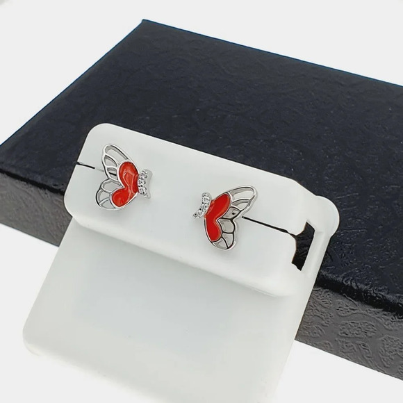 "925 sterling silver luxury CZ earrings for women/girls, Best forRJUS2222 - Picture 3 of 11